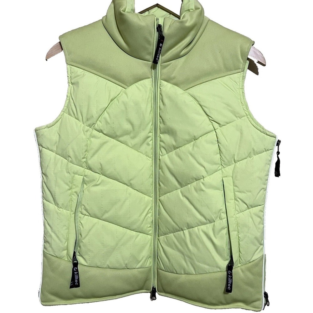 Killtec Women's Ski Vest Size 6 Water Resistant Breathable Windproof‎ Green